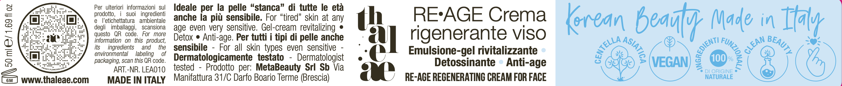 Re-Age Crema Rigenerante Viso