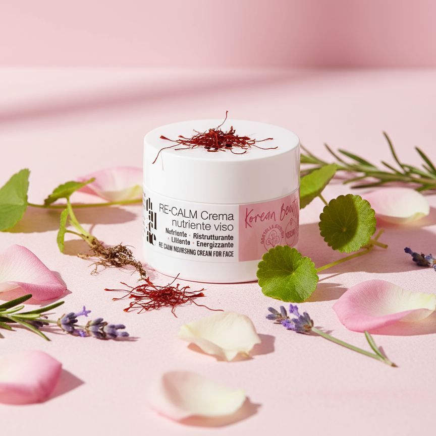 Re-Calm Crema Nutriente Viso - Still Life con Ingredienti