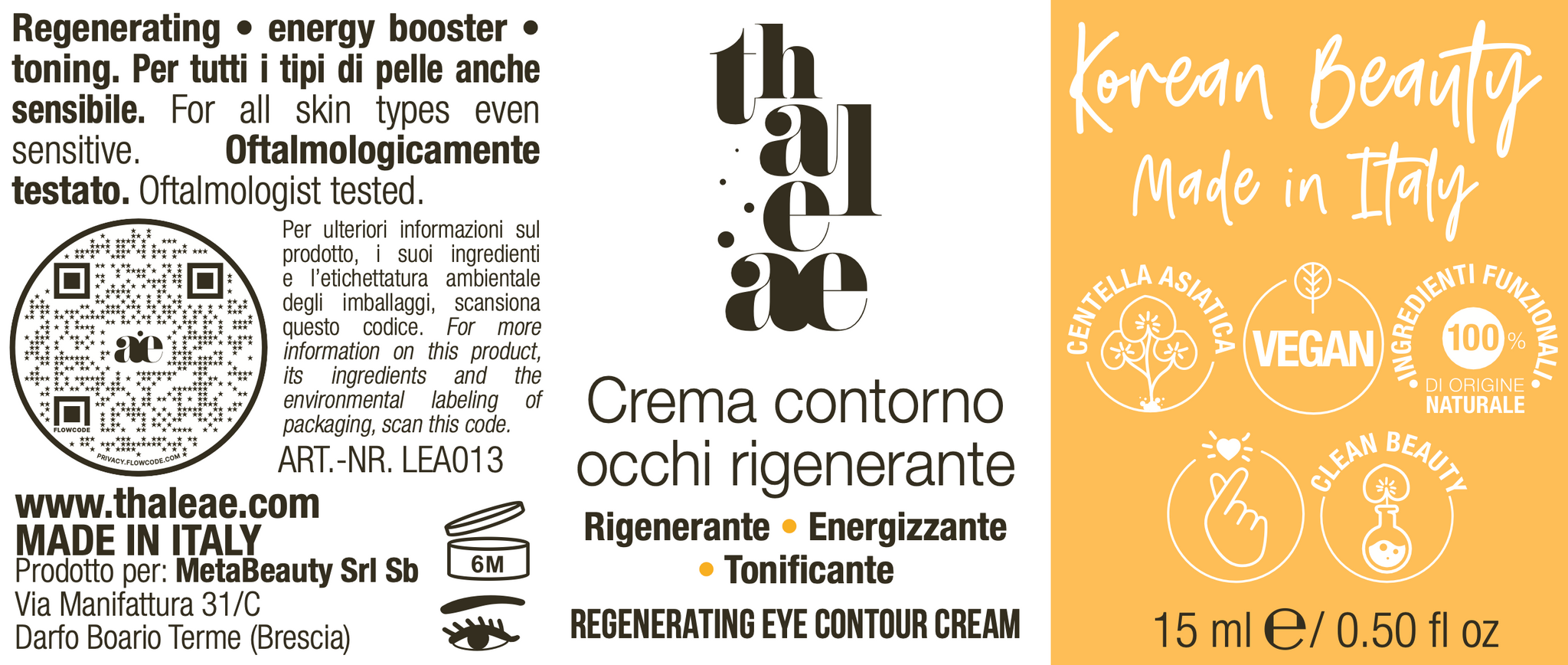 Crema Contorno Occhi Rigenerante