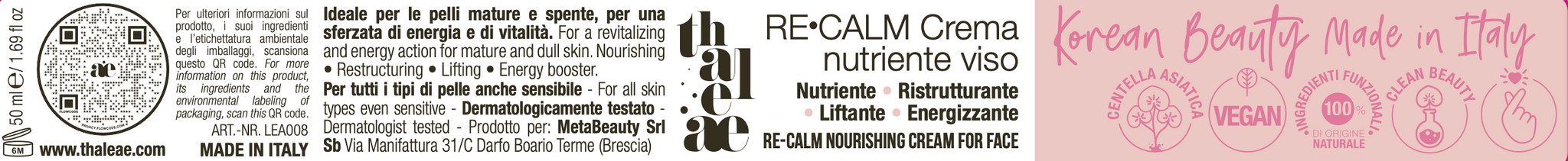 Re-Calm Crema Nutriente Viso