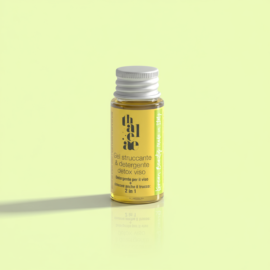 Gel Struccante & Detergente Detox Viso - Mini Size con effetto 3D senza lens flare