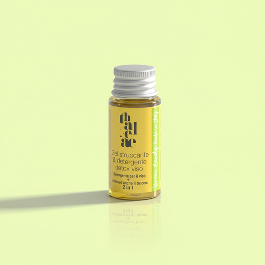 Gel Struccante & Detergente Detox Viso - Mini Size con effetto 3D senza lens flare