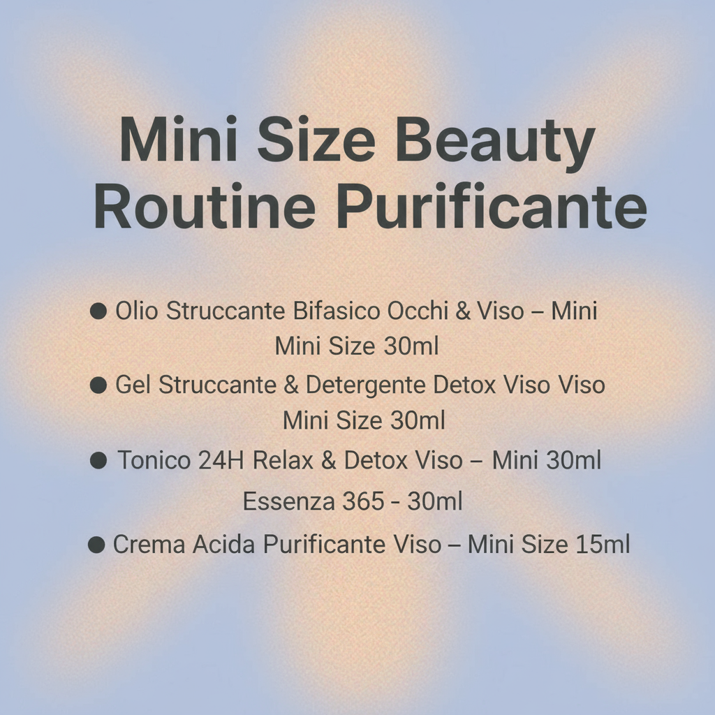 Mini Size Beauty Routine Purificante con titolo ingrandito